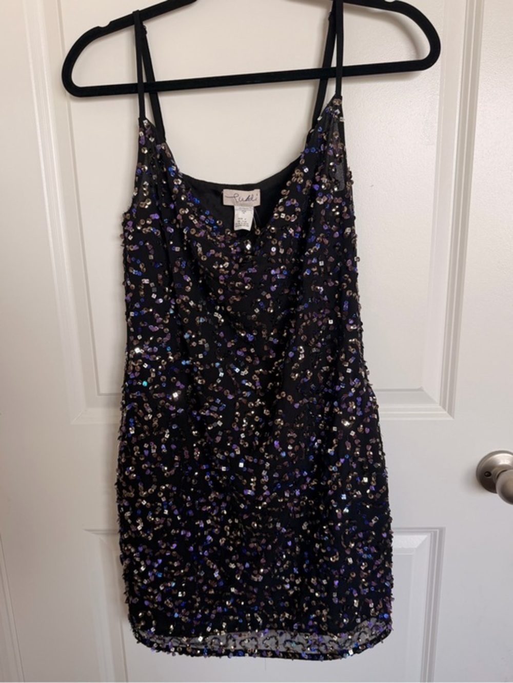 NWT Ludi Sequin Slip Dress Size 4